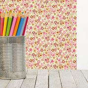 SELVKLÆBENDE FOLIE - BLOMSTER