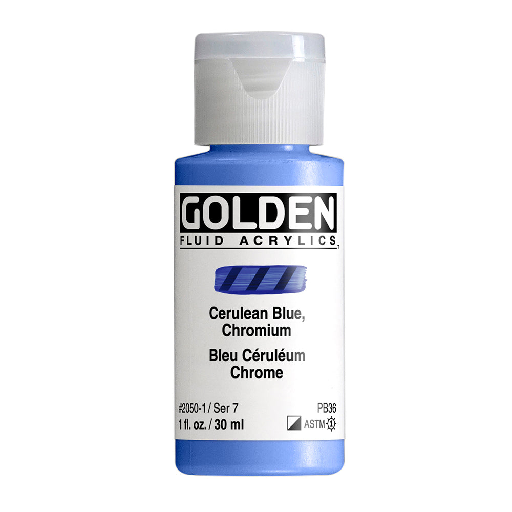 GOLDEN Fluid, 2050 Cerulean Blue Chromium, 30 ml