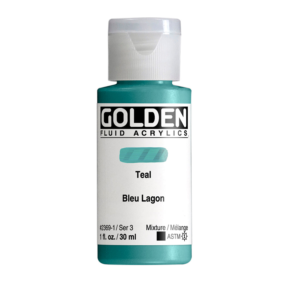 Golden Fluid 2369 Teal 30ml. - 118ml.