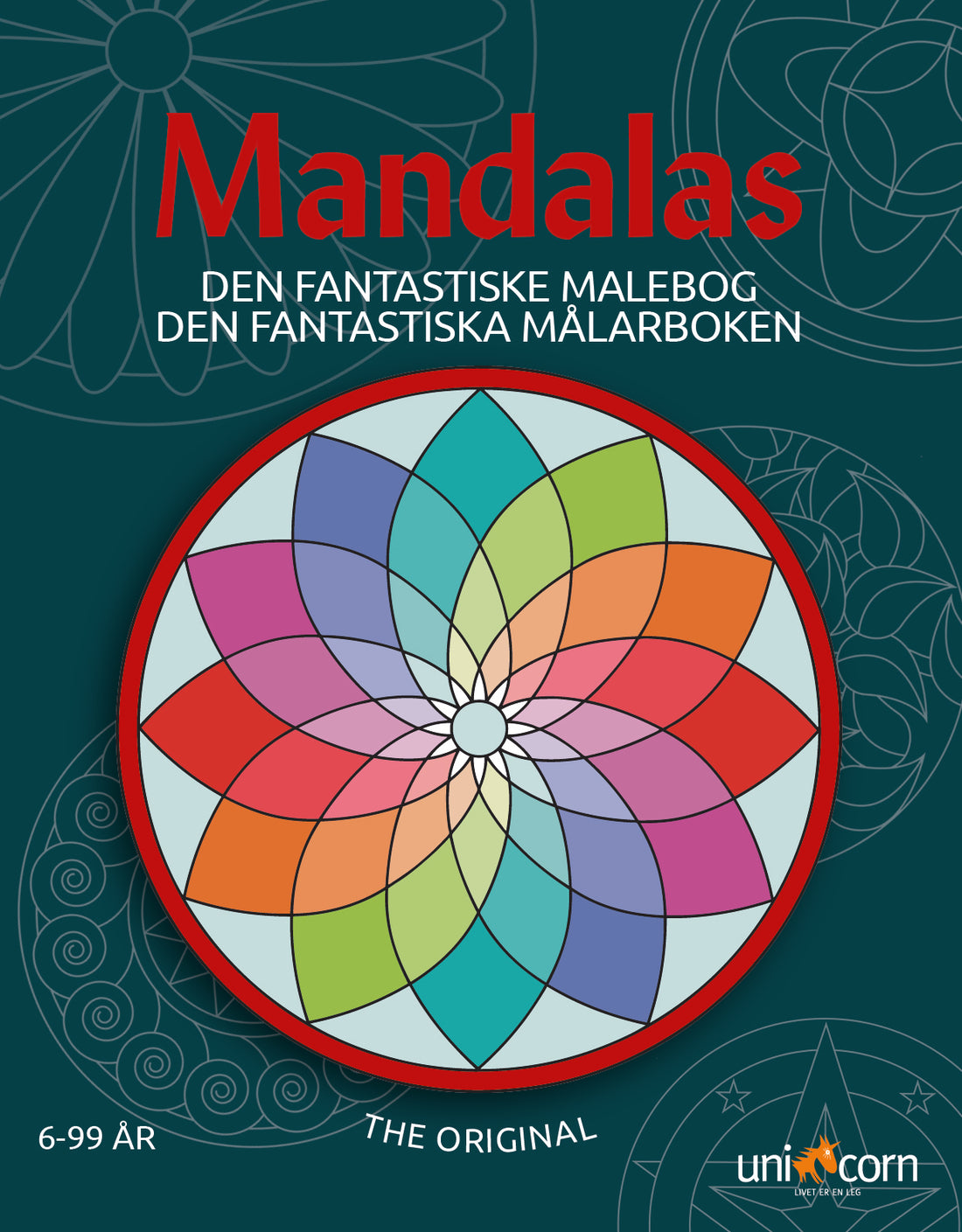Mandalas Den Fantastiske Malebog 6-99 år