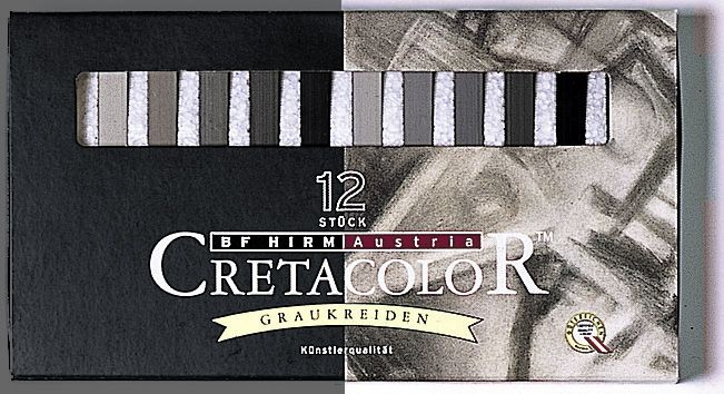 Cretacolor Grey hard Pastels