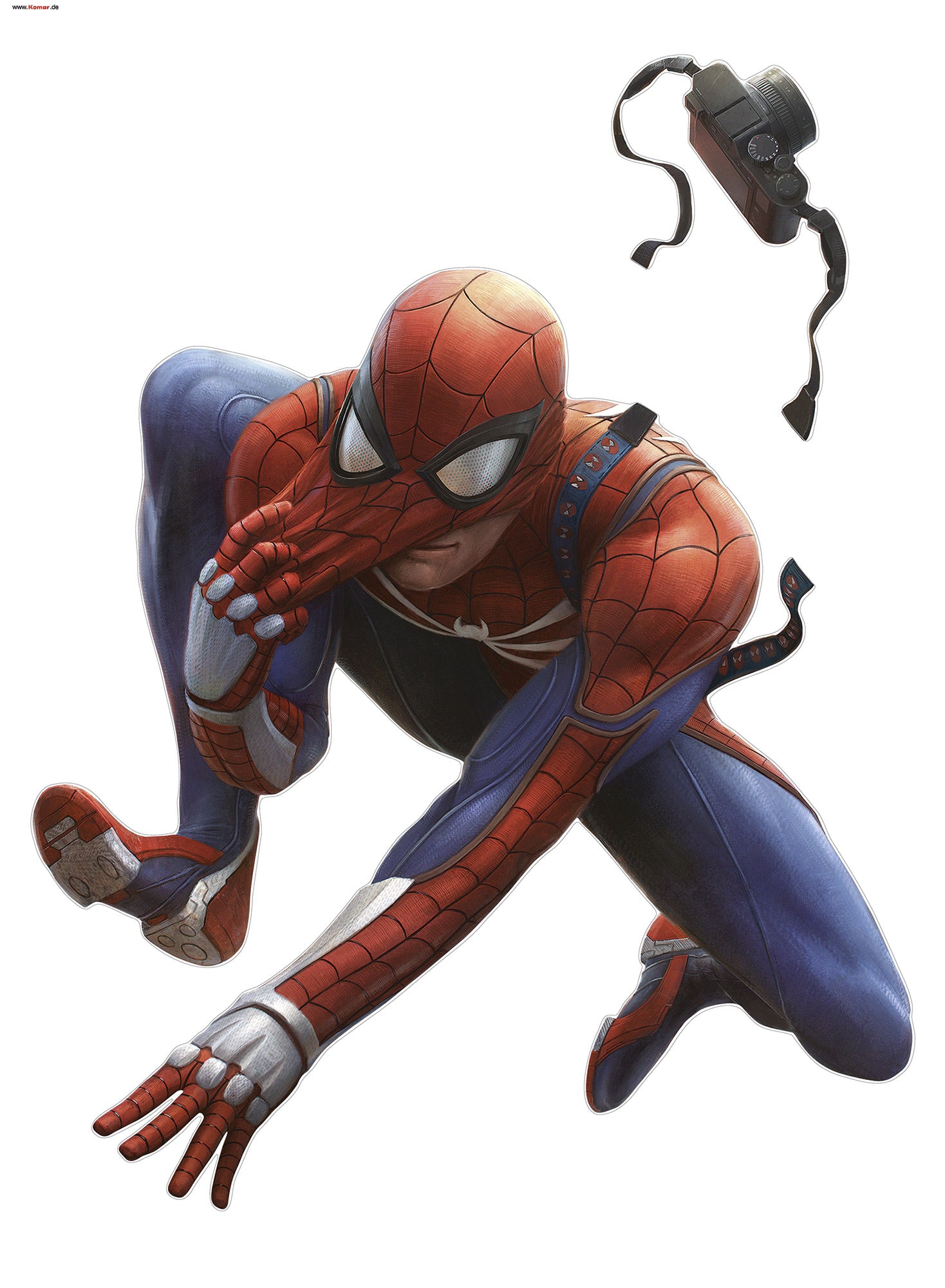 Marvel Spider-Man Camera Wallsticker 70cmx100cm.