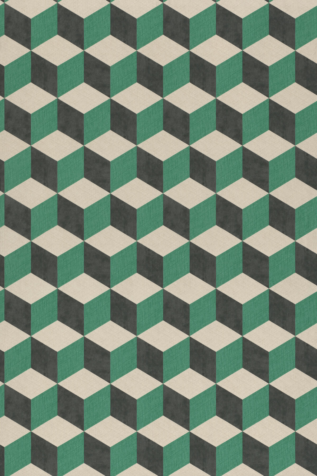 Tapet Cubiq grøn 220364