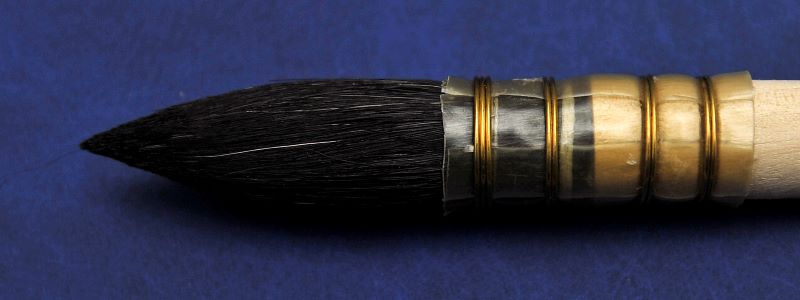 Egernhårs Rund Spids Pensel