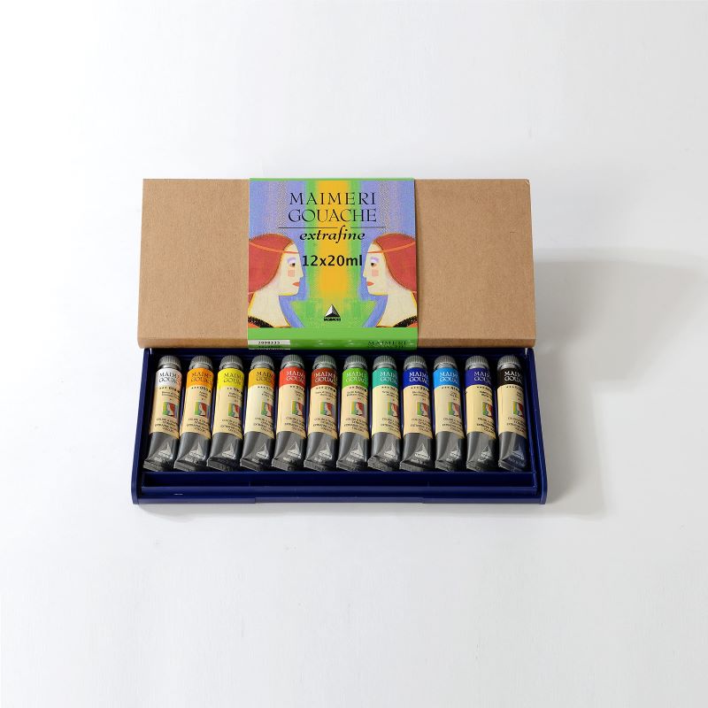 Maimeri Gouache exstrafine sæt 12 Tb.