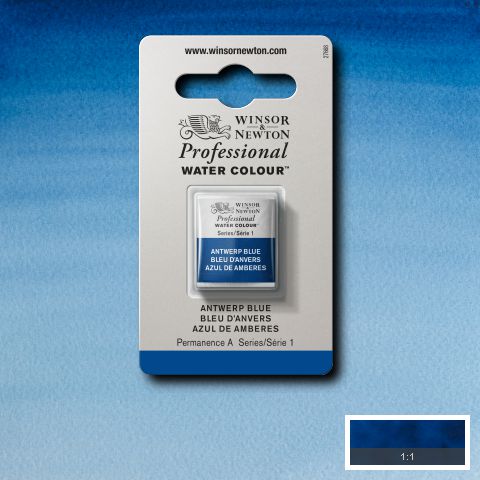 010 Antwerp Blå, Winsor&Newton akvarel