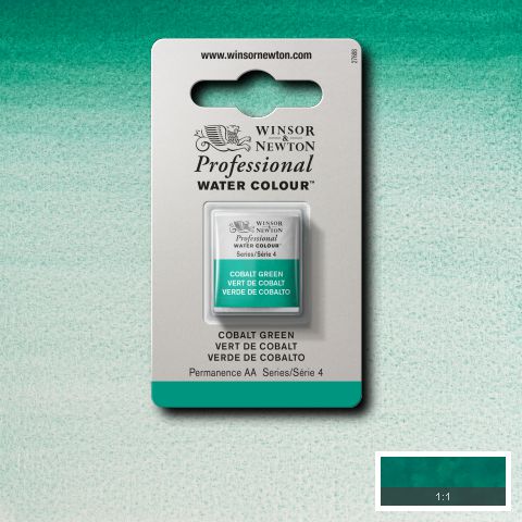 184 Kobolt Grøn, Winsor&Newton akvarel
