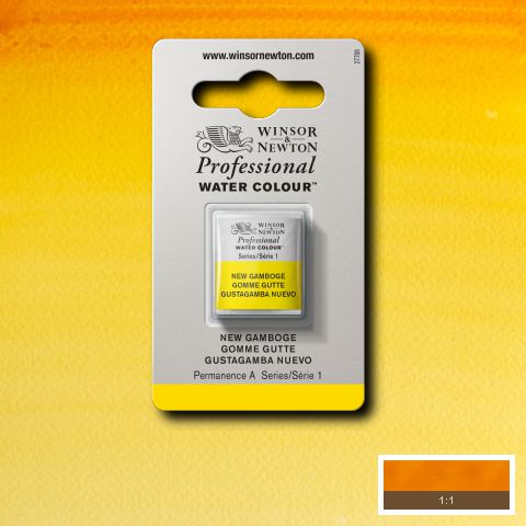 267 Gamboge New, Winsor&Newton akvarel