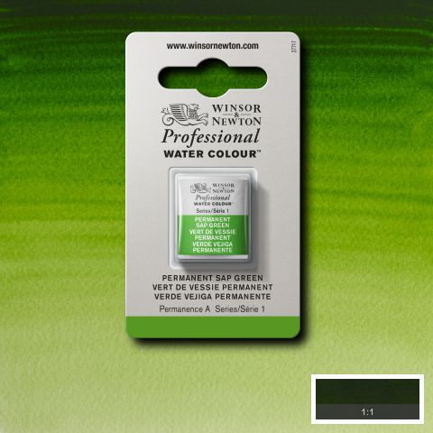 503 Permanent Sapgrøn, Winsor&Newton akvarel