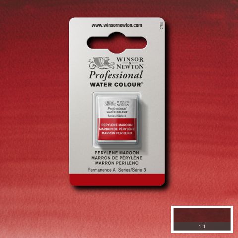 507 Perylene Maroon, Winsor&Newton akvarel