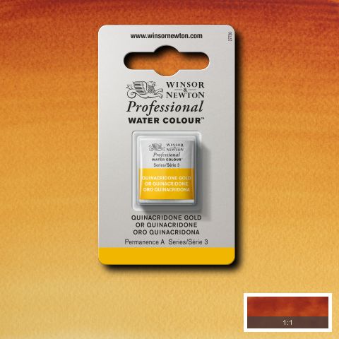 547 Quinacridone Gylden, Winsor&Newton akvarel