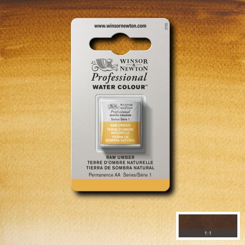 554 Rå Umbra, Winsor&Newton akvarel