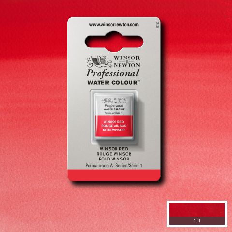 726 Winsor Red, Winsor&Newton akvarel