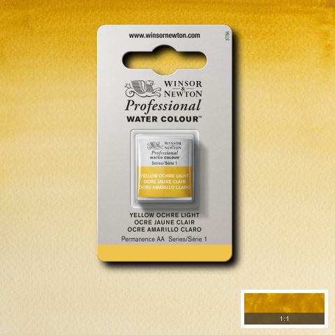 745 Gul Okker Lys, Winsor&Newton akvarel