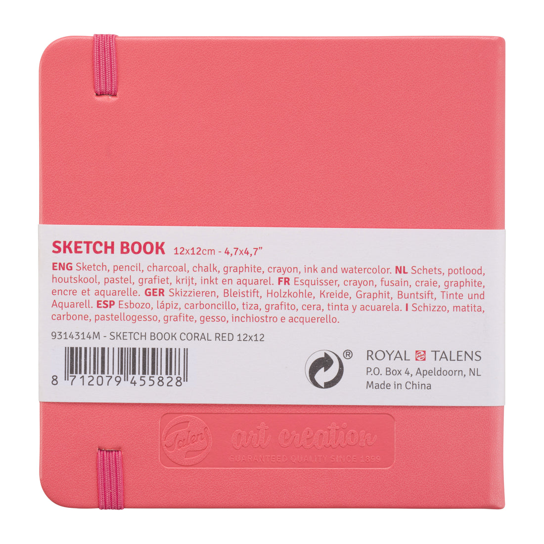 Art Creation Sketch Book 12 x 12cm.