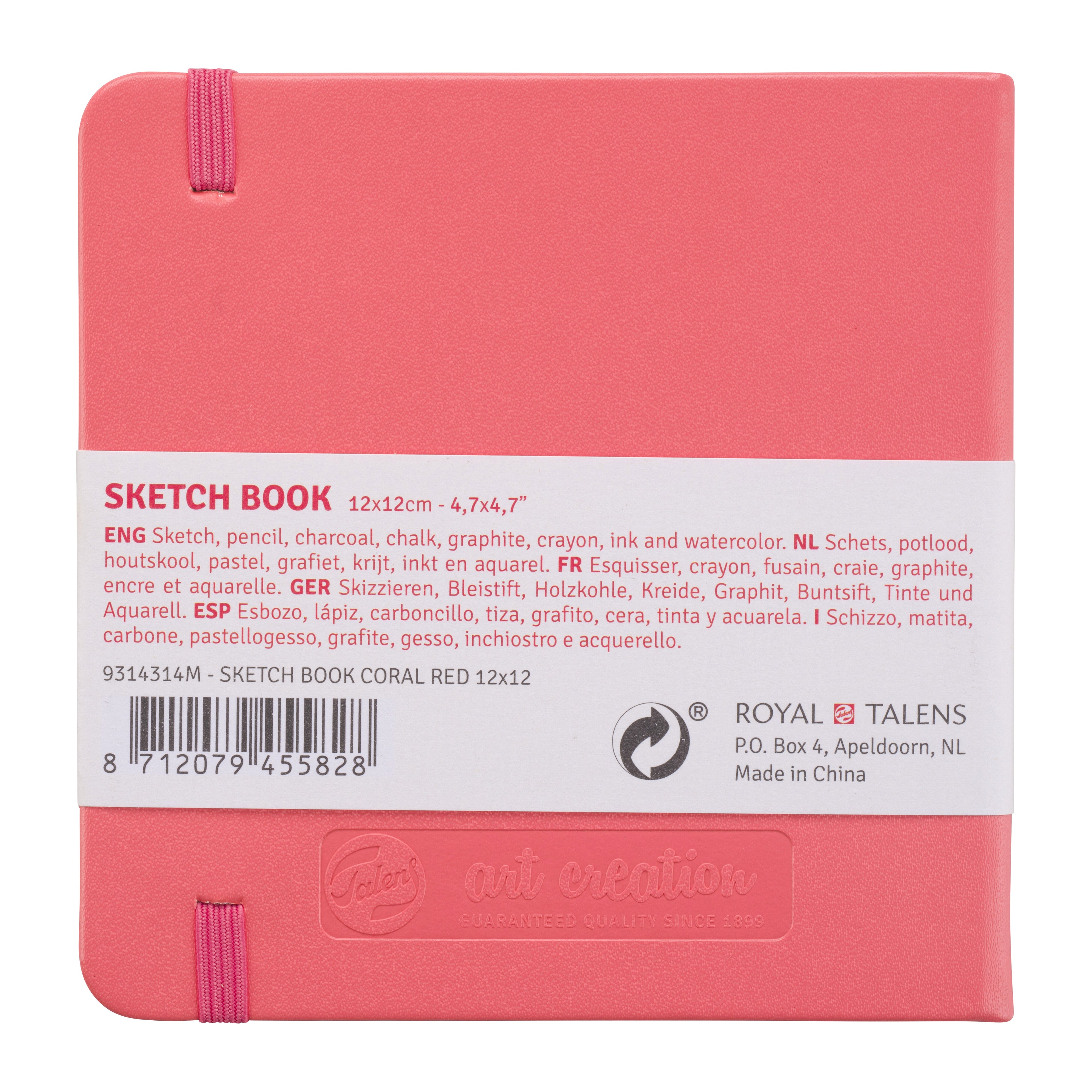 Art Creation Sketch Book 12 x 12cm.