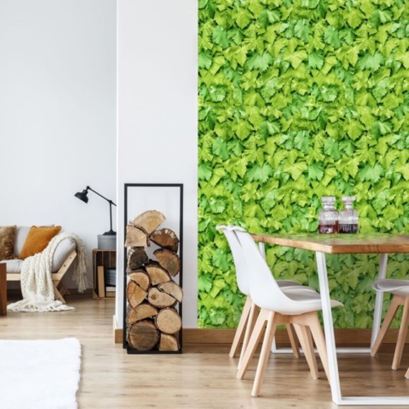 Selvklæbende folie Green Leaves