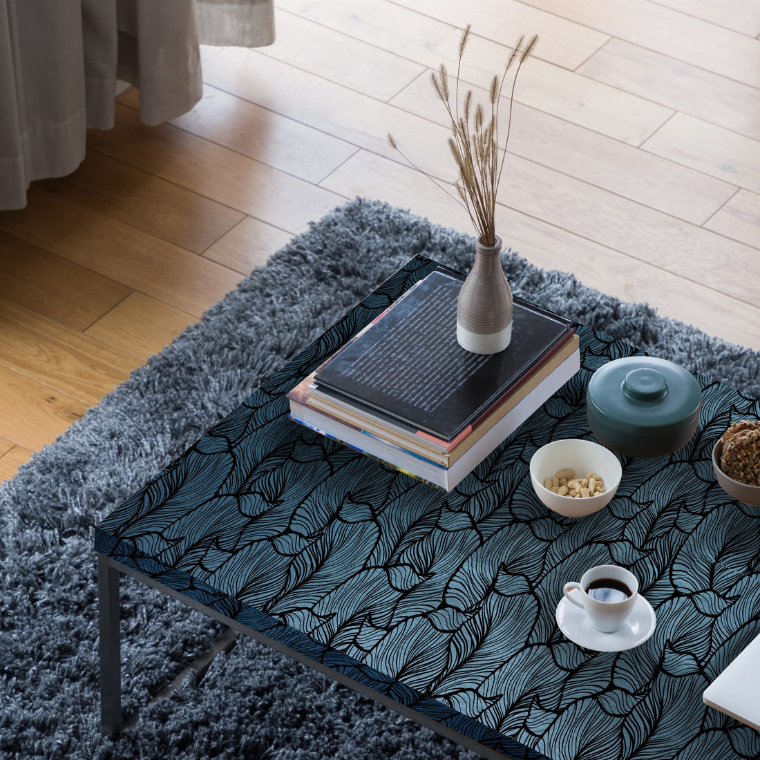 Selvklæbende Banana Leaves alum.