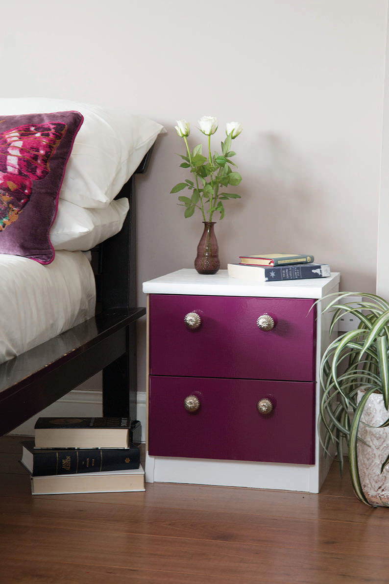 Selvklæbende folie Purple mat 15 m.