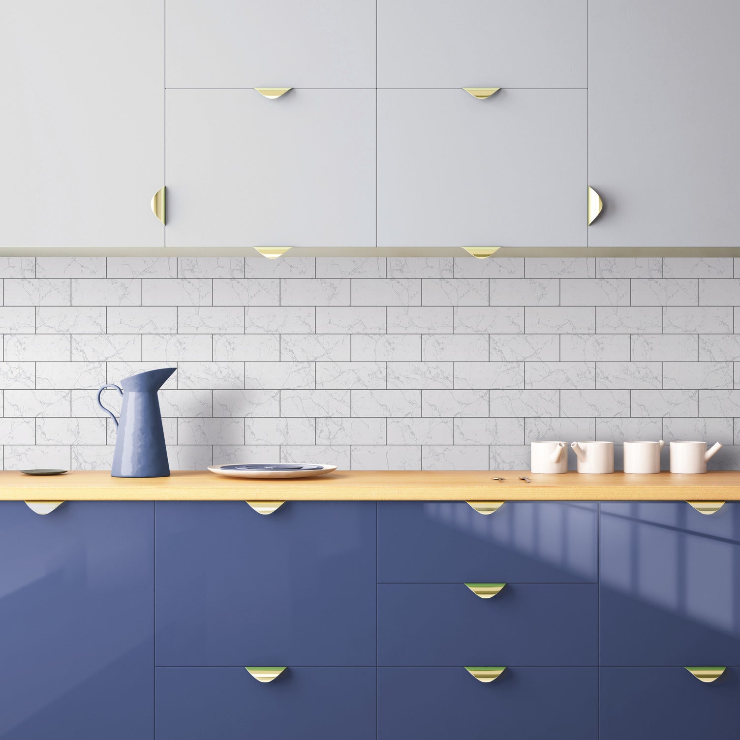 Selvklæbende folie Blue Navy blank ral 5013