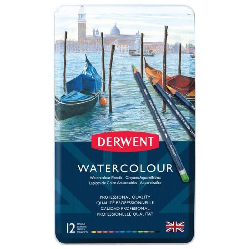 Derwent Watercolour Blyanter 12stk - 72stk.