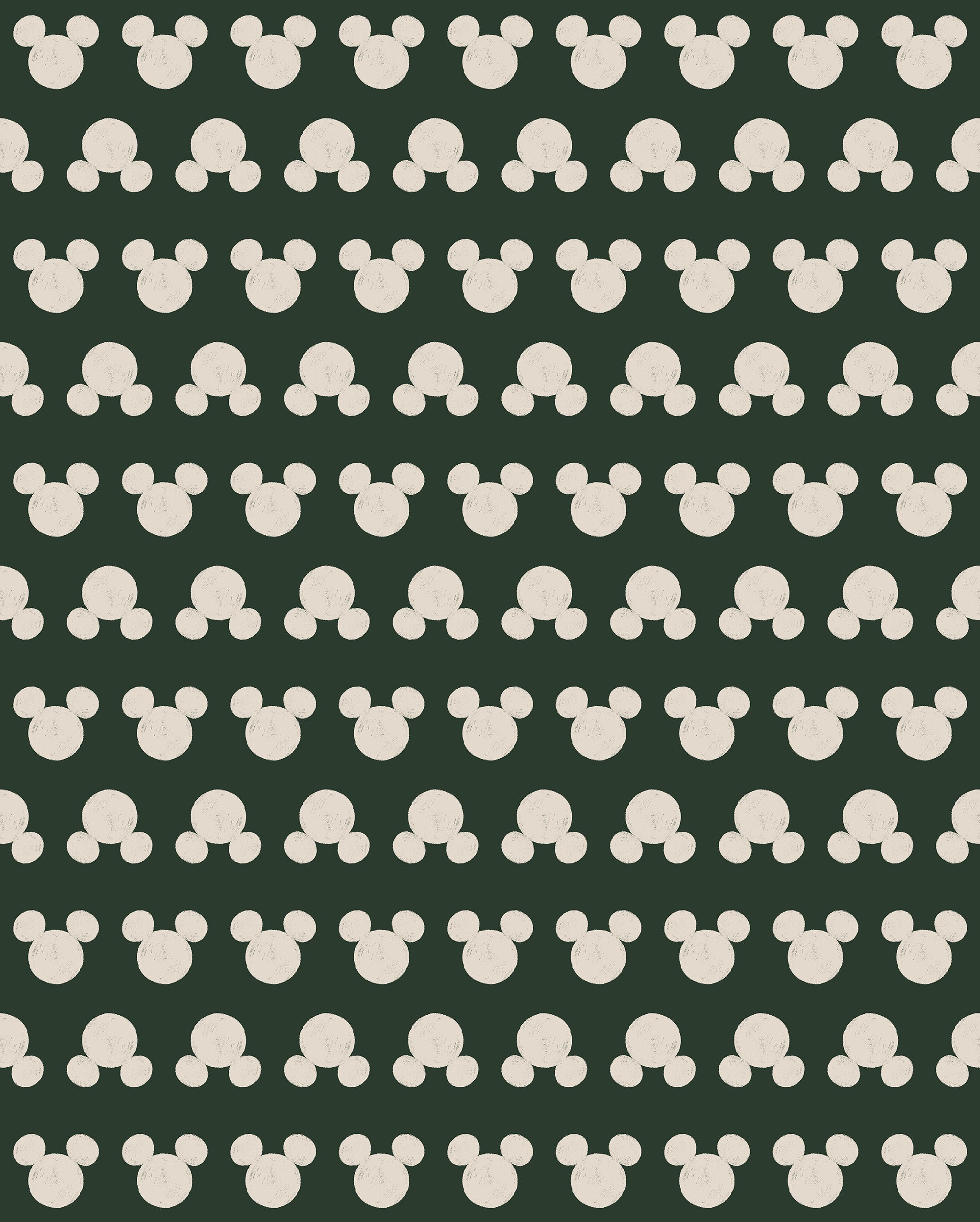 Disney Mickey Mouse Green Heads Fototapet 200cmx250cm