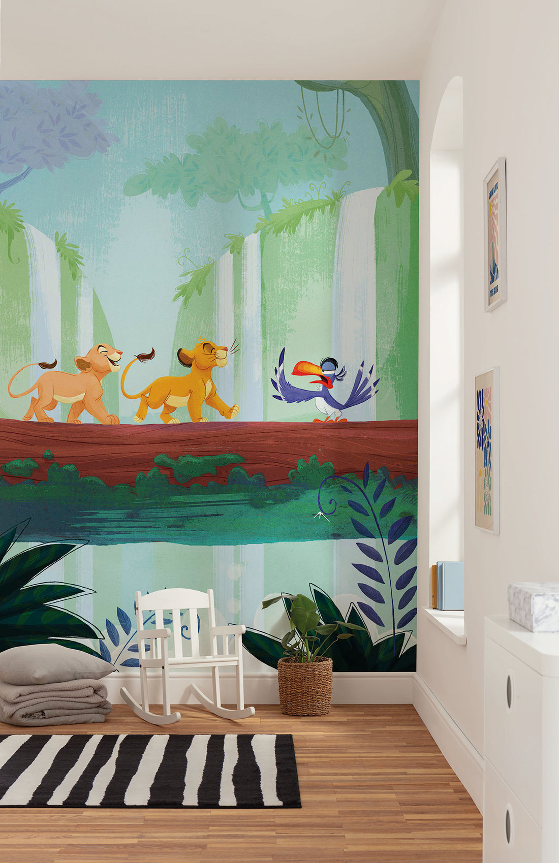 Disney The Lion King Classic Waterfall Fototapet 200cmx250cm.