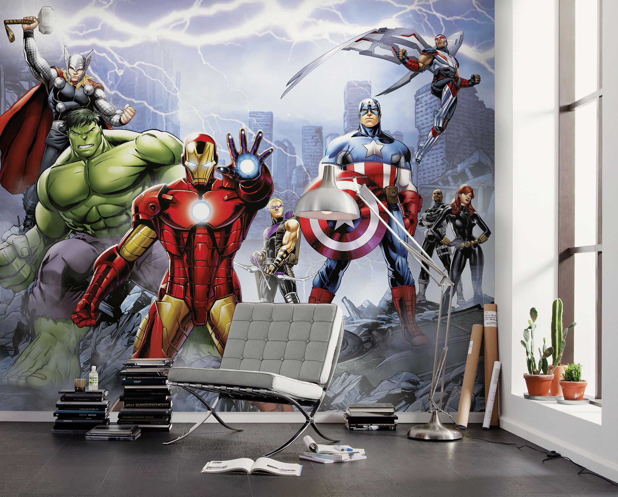 Marvel Avengers Ultimate Warriors Fototapet 300cmx250cm.