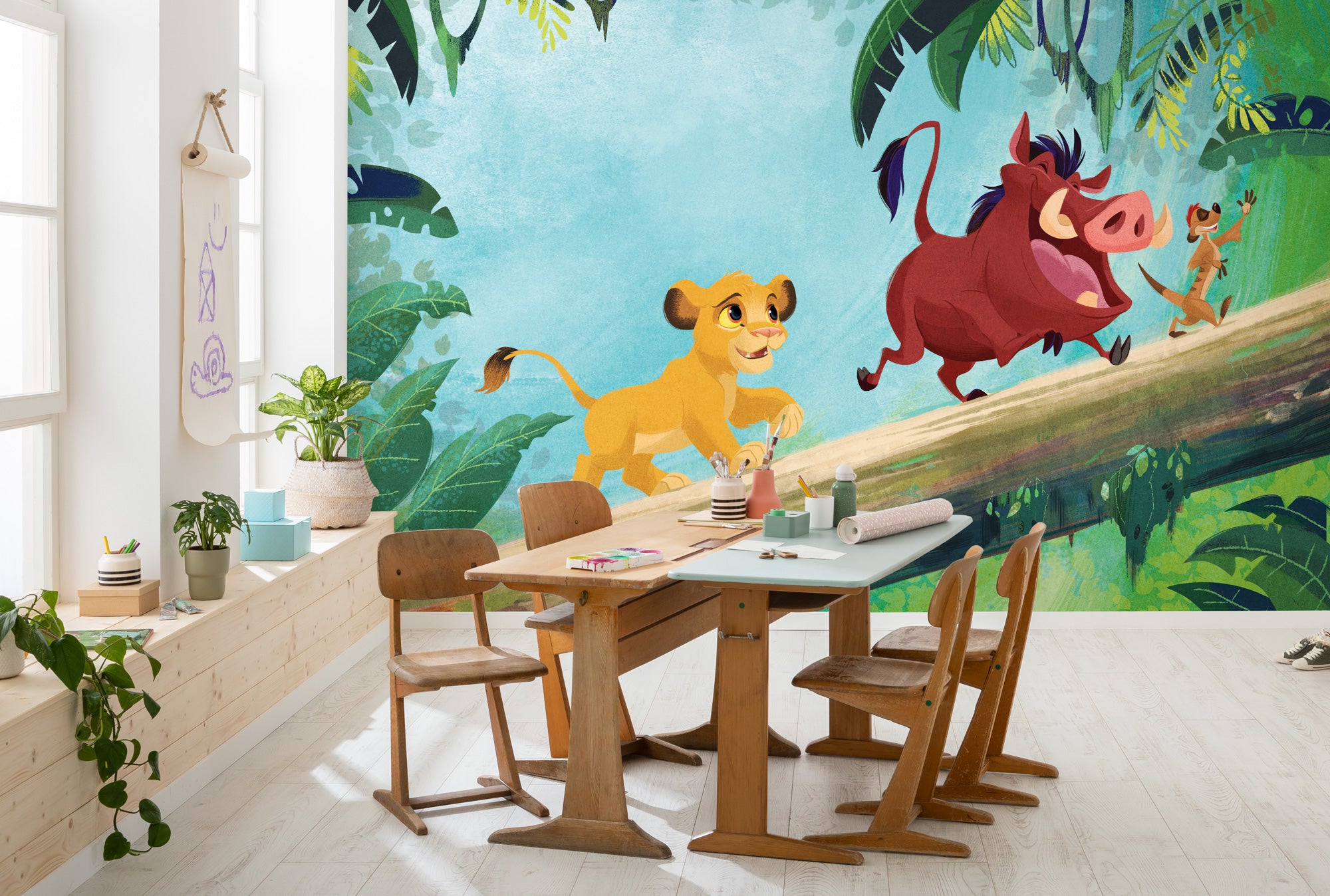 Disney The Lion King Classic Jungle Team Fototapet 400cmx250cm