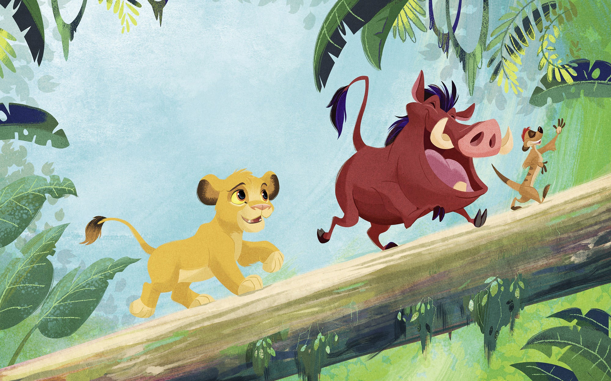 Disney The Lion King Classic Jungle Team Fototapet 400cmx250cm