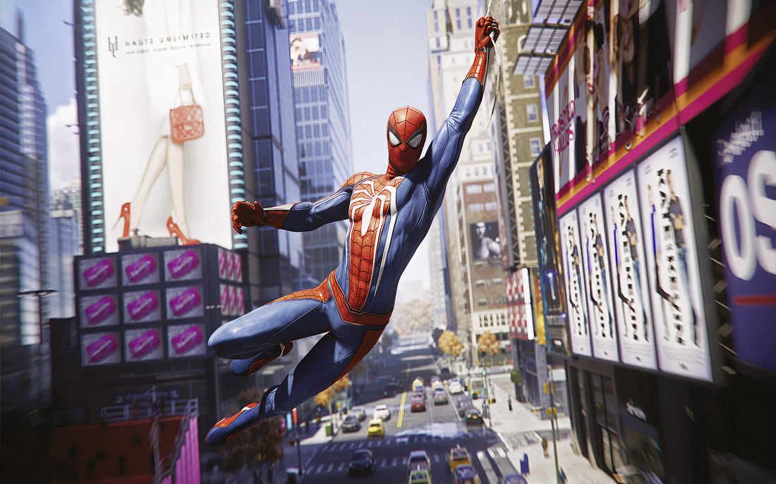 Marvel Spider-Man City Swing Fototapet 400cmx250cm.