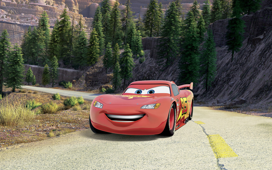 Disney and Pixar Cars Every Road has a Story - Fototapet 400cmx250cm.