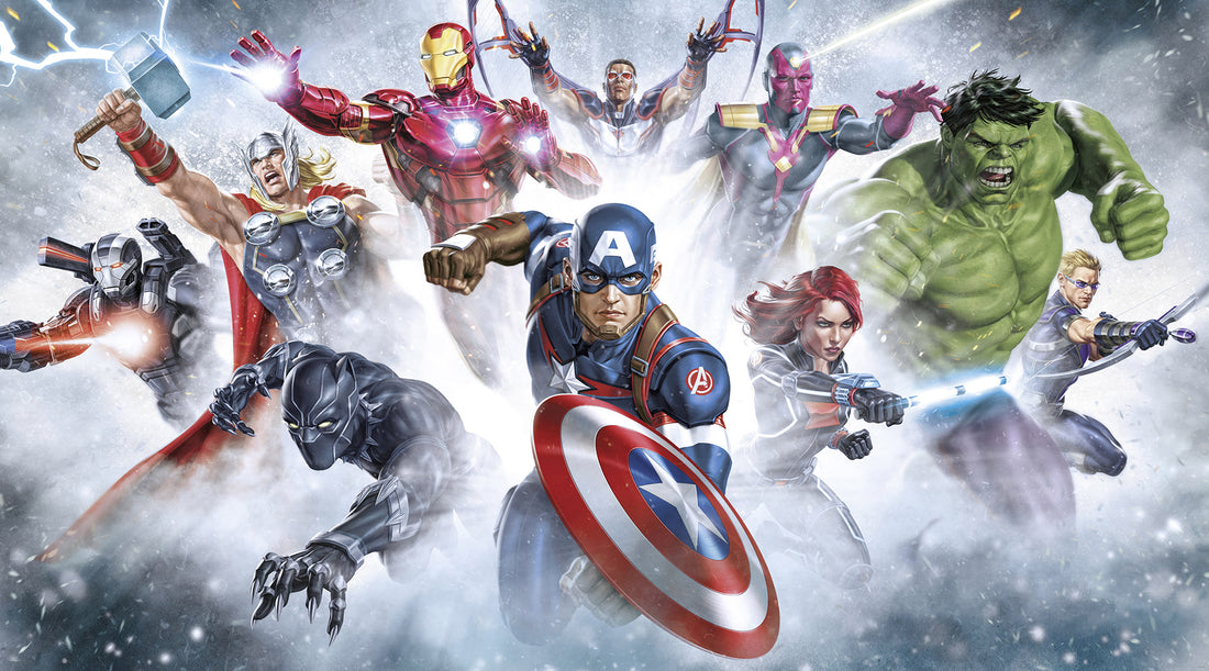 Marvel Avengers Strike Fototapet 450cmx250cm.