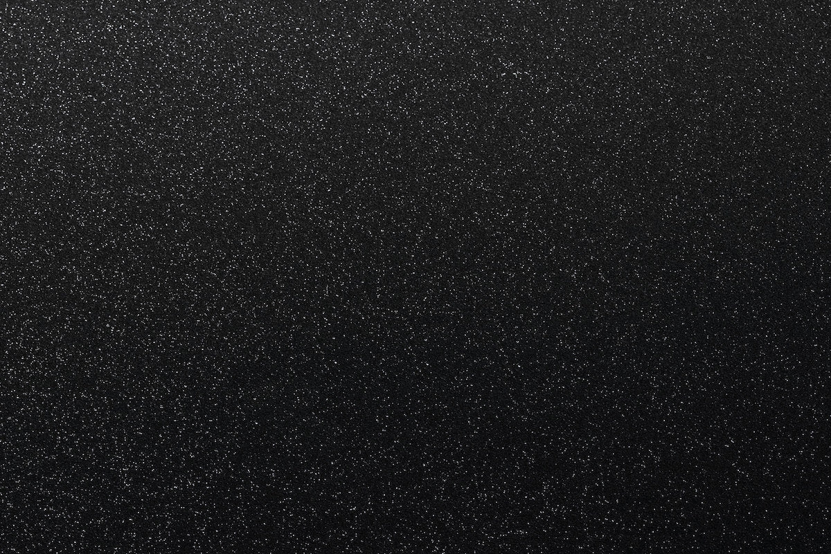 Selvklæbende folie sort med glitter