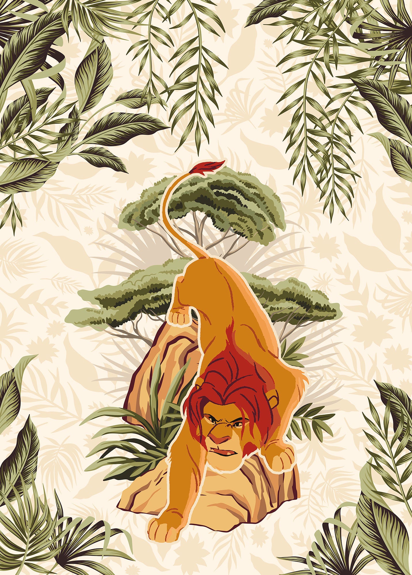 Disney Lion King Long Live The King Fototapet 200cmx280cm.