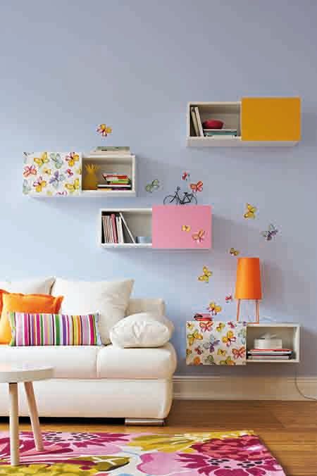 Selvklæbende folie sommerfugle