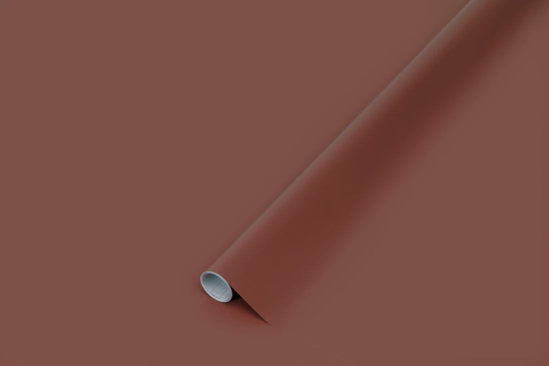Selvklæbende folie Rusty Red