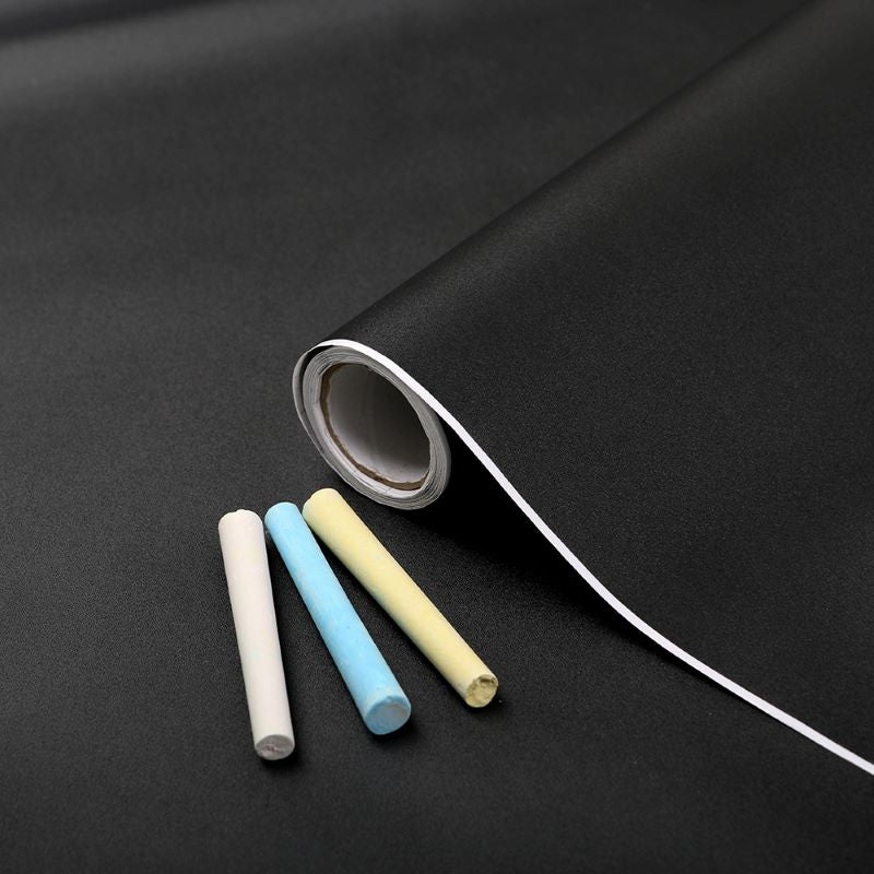 Selvklæbende Magnetisk Tavlefolie sort