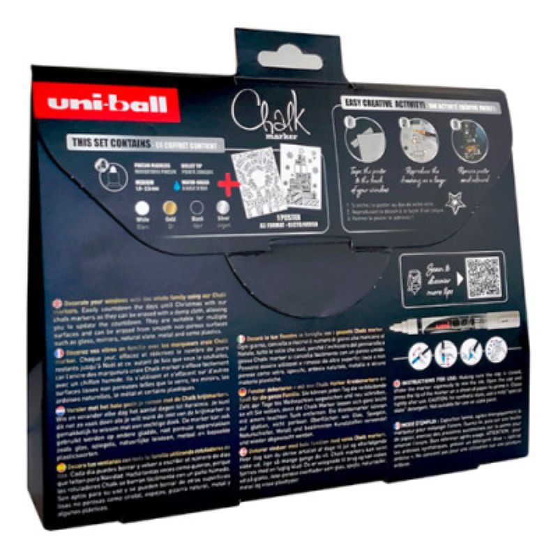 Posca Chalk Julesæt