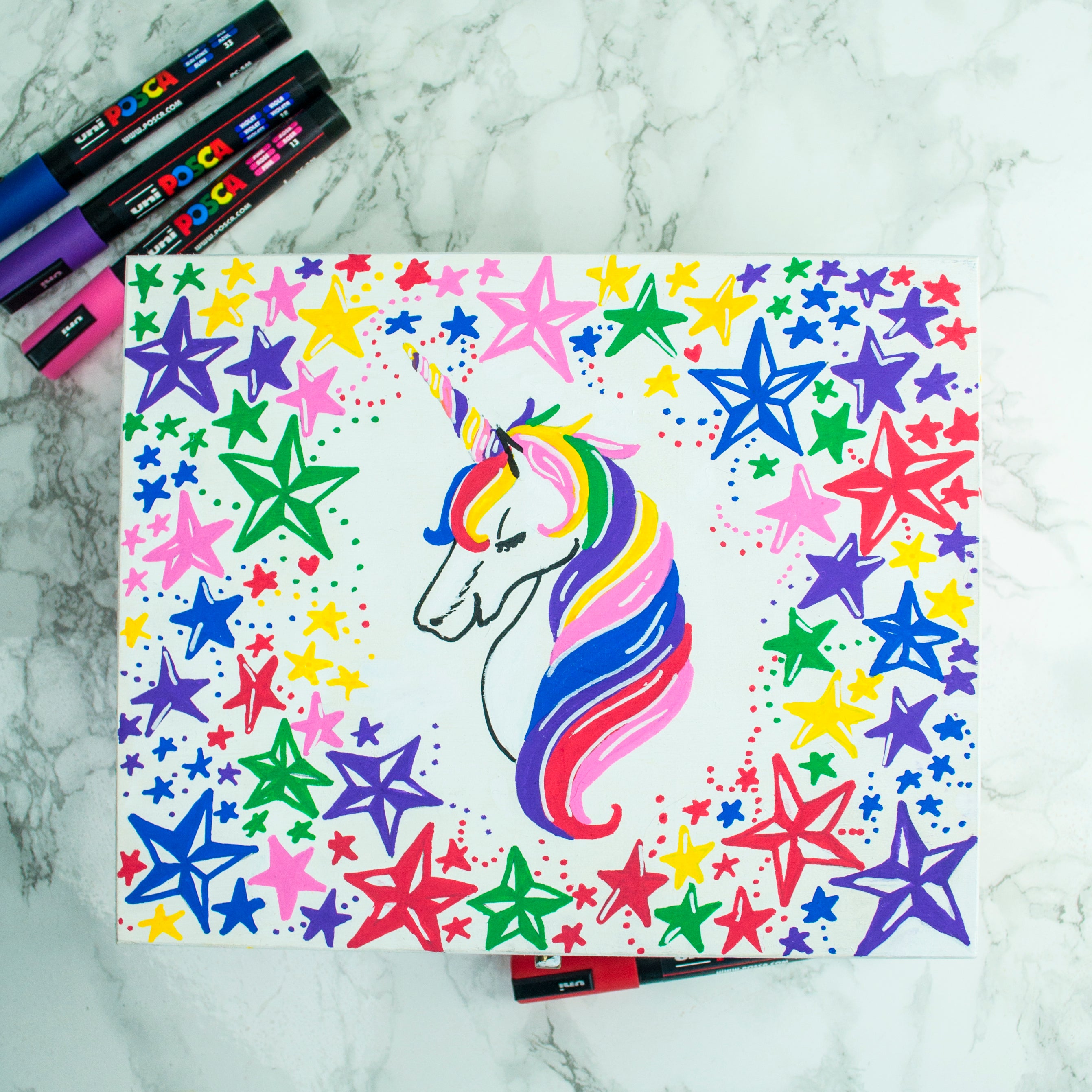 Uni Posca Pc-5BR Tusch Coral Pink