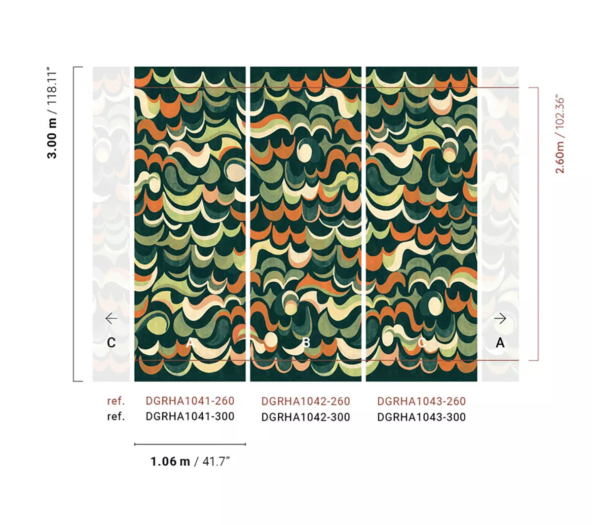 Panel Tapet Rhapsody Cheviot Automnal 1041