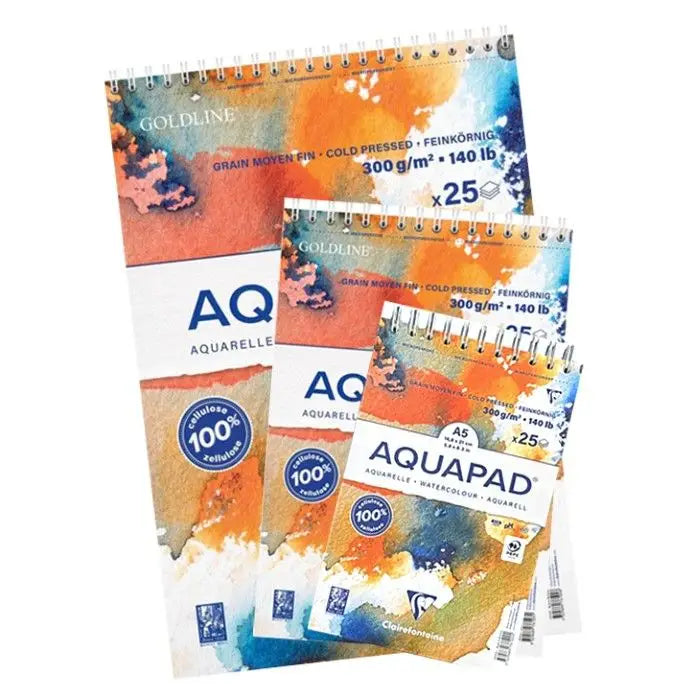 Clairefontaine Aquapad m. spiralryg