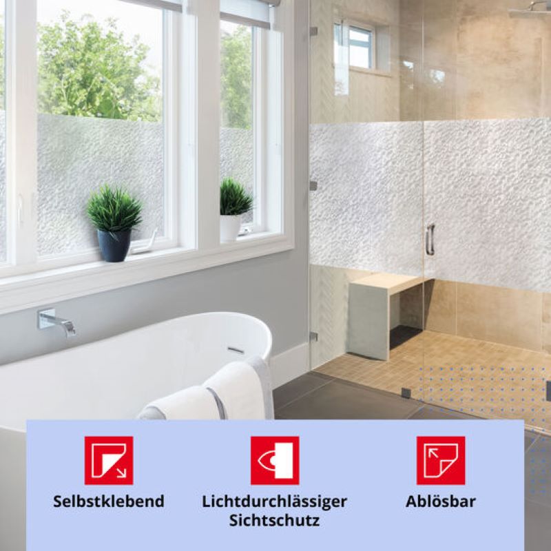 Selvklæbende folie råglas