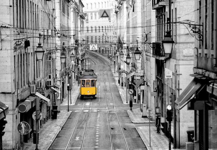 Fototapet Streets of Lisbon