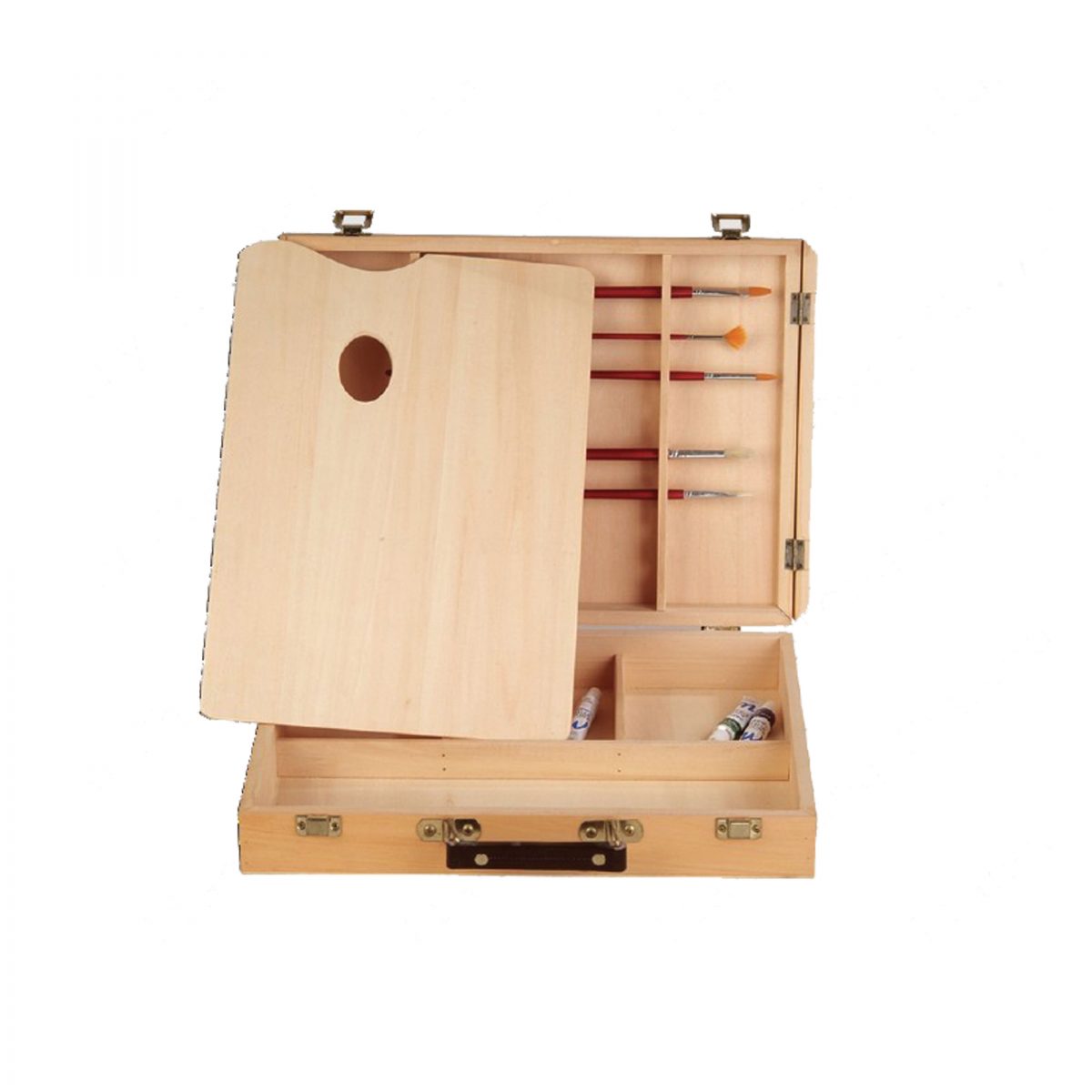 Malekasse i træ - 30 x 40 x 8 cm