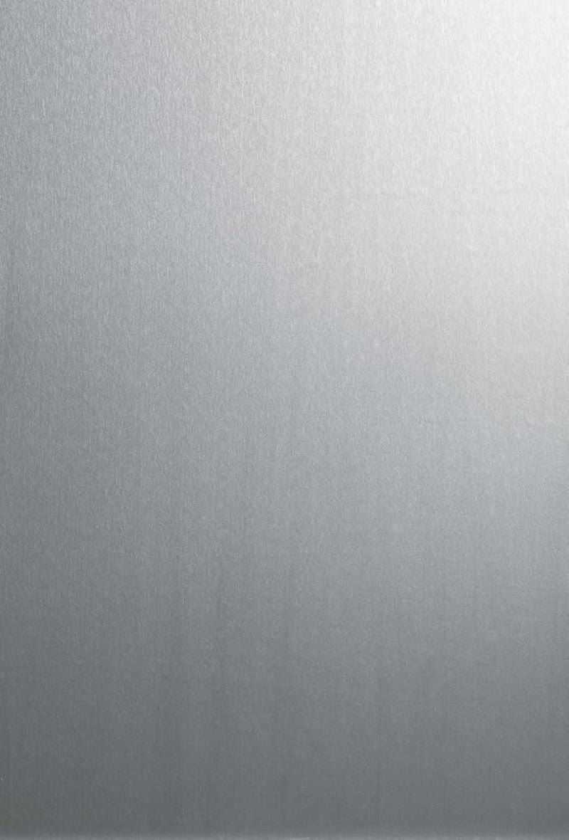 Selvklæbende Metallic folie børstet stål