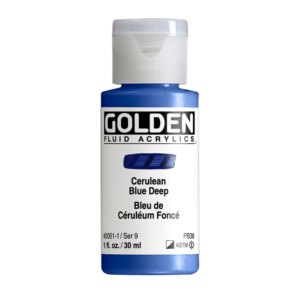 GOLDEN Fluid, 2051 Cerulean Blue Deep, 30 ml