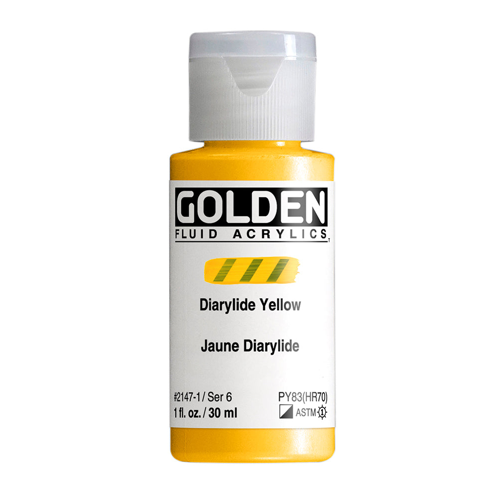 GOLDEN Fluid, 2147 Diarylide Yellow, 30 ml
