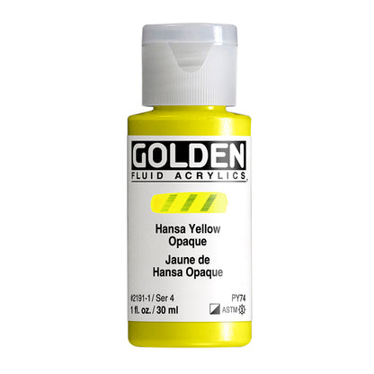 GOLDEN Fluid, 2191 Hansa Yellow Opaque, 30 ml