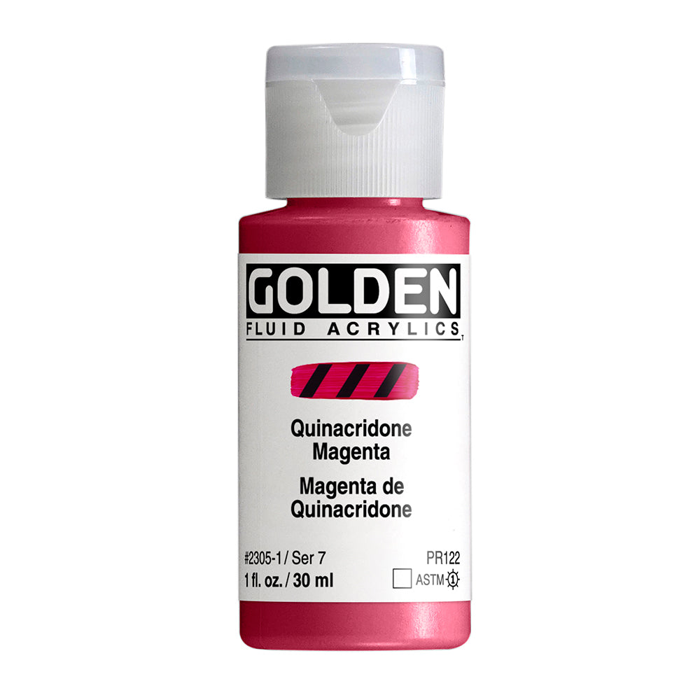 GOLDEN Fluid, 2305 Quinacridone magenta, 30 ml